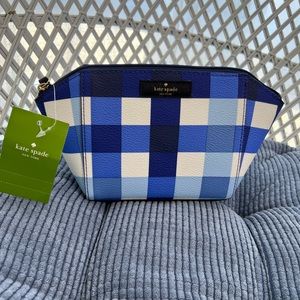 Kate Spade small cosmetic case Grove Street Print